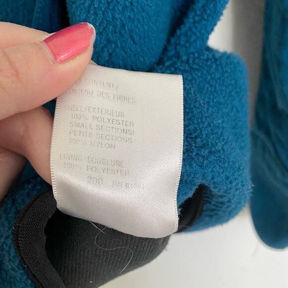 The‎ North Face Full Zip Fleece Jacket with Contrasting Sleeves Large - Picture 7 of 10